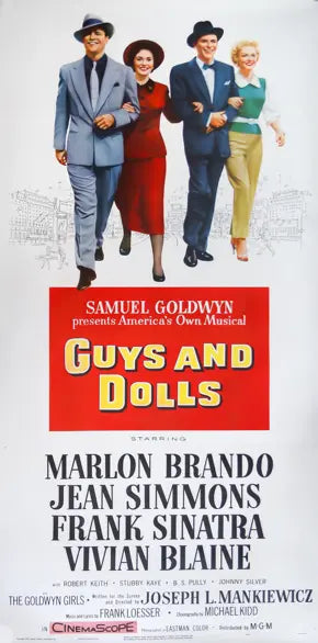 Guys and Dolls (1955) original movie poster for sale at Original Film Art - Vintage Movie Posters