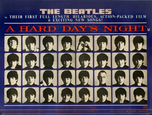 Hard Day's Night (1964) original movie poster for sale at Original Film Art