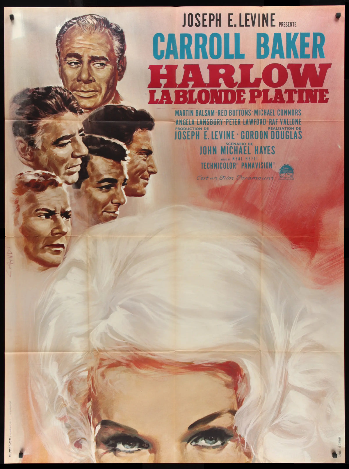 Harlow (1965) original movie poster for sale at Original Film Art - Vintage Movie Posters