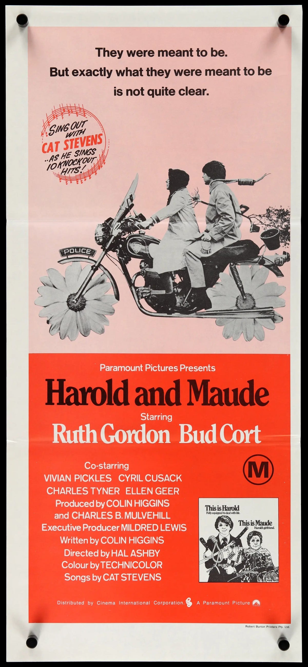 Harold and Maude (1971) original movie poster for sale at Original Film Art - Vintage Movie Posters