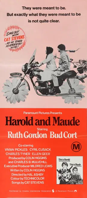 Harold and Maude (1971) original movie poster for sale at Original Film Art - Vintage Movie Posters