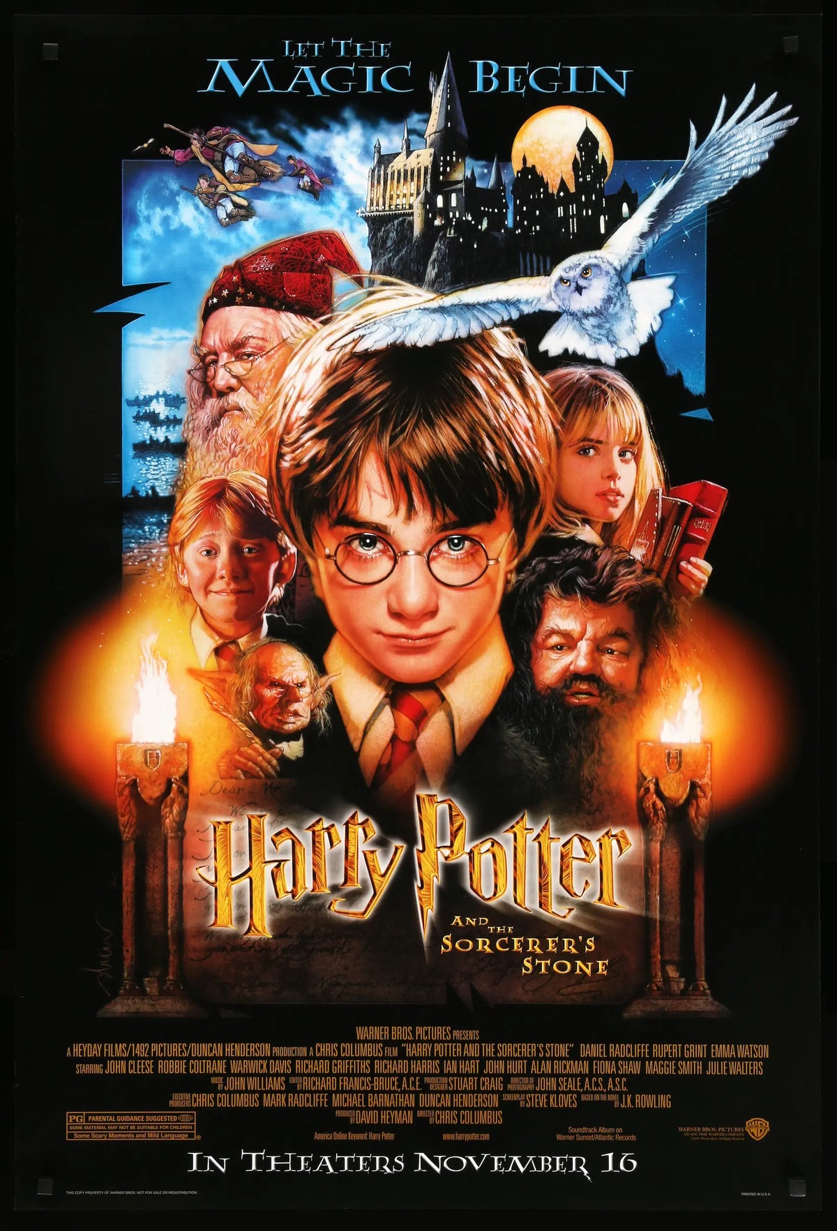 Harry Potter and the Sorcerer&#39;s Stone (2001) original movie poster for sale at Original Film Art