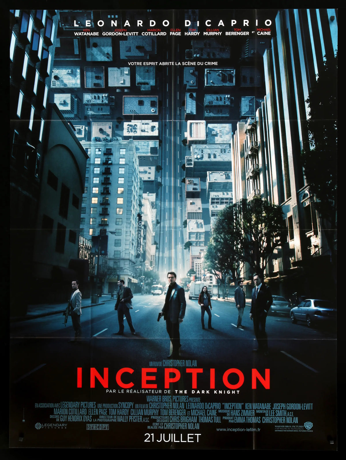 Inception (2010) original movie poster for sale at Original Film Art