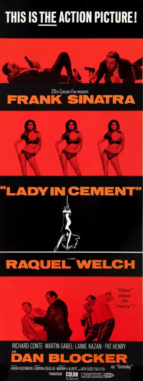 Lady in Cement (1968) original movie poster for sale at Original Film Art - Vintage Movie Posters