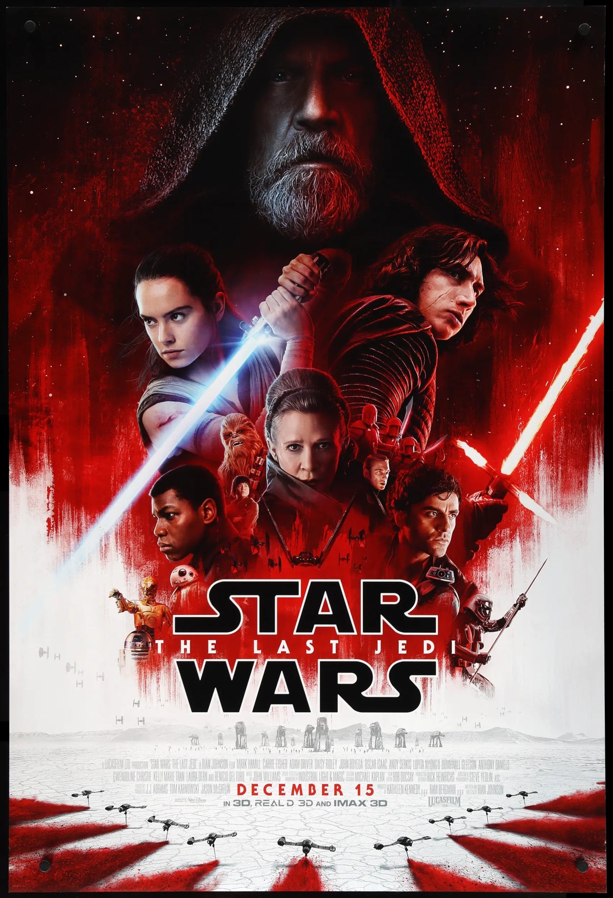 Star Wars: The Last Jedi (2017) original movie poster for sale at Original Film Art