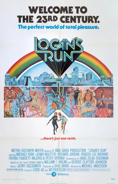 Logan's Run (1976) original movie poster for sale at Original Film Art - Vintage Movie Posters