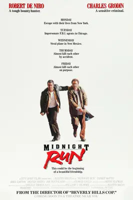 Midnight Run (1988) original movie poster for sale at Original Film Art - Vintage Movie Posters