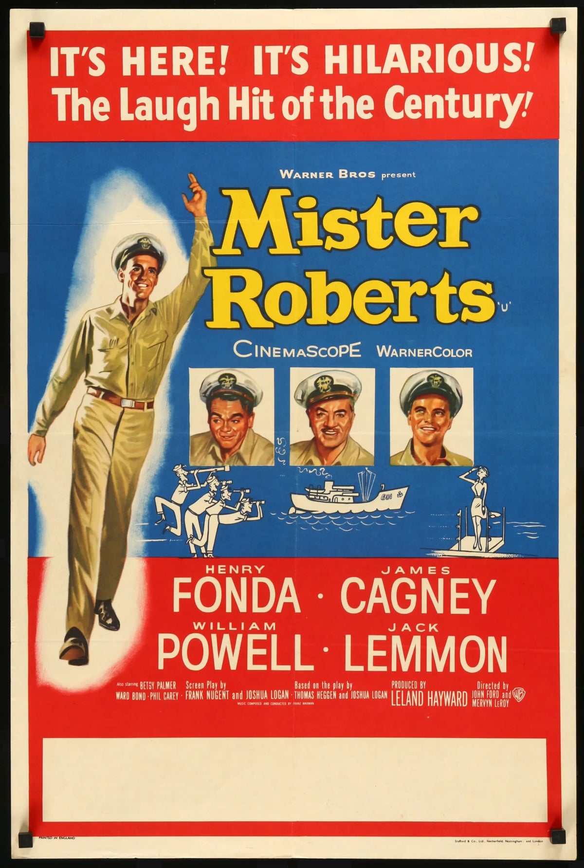 Mister Roberts (1955) original movie poster for sale at Original Film Art - Vintage Movie Posters