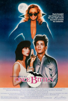 Once Bitten (1985) original movie poster for sale at Original Film Art