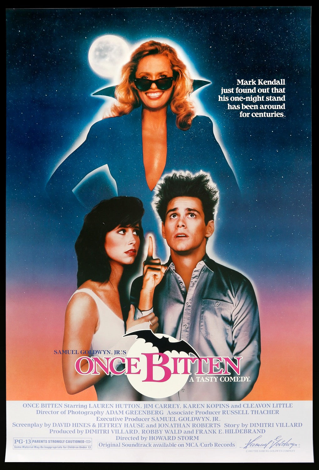 Once Bitten (1985) original movie poster for sale at Original Film Art - Vintage Movie Posters