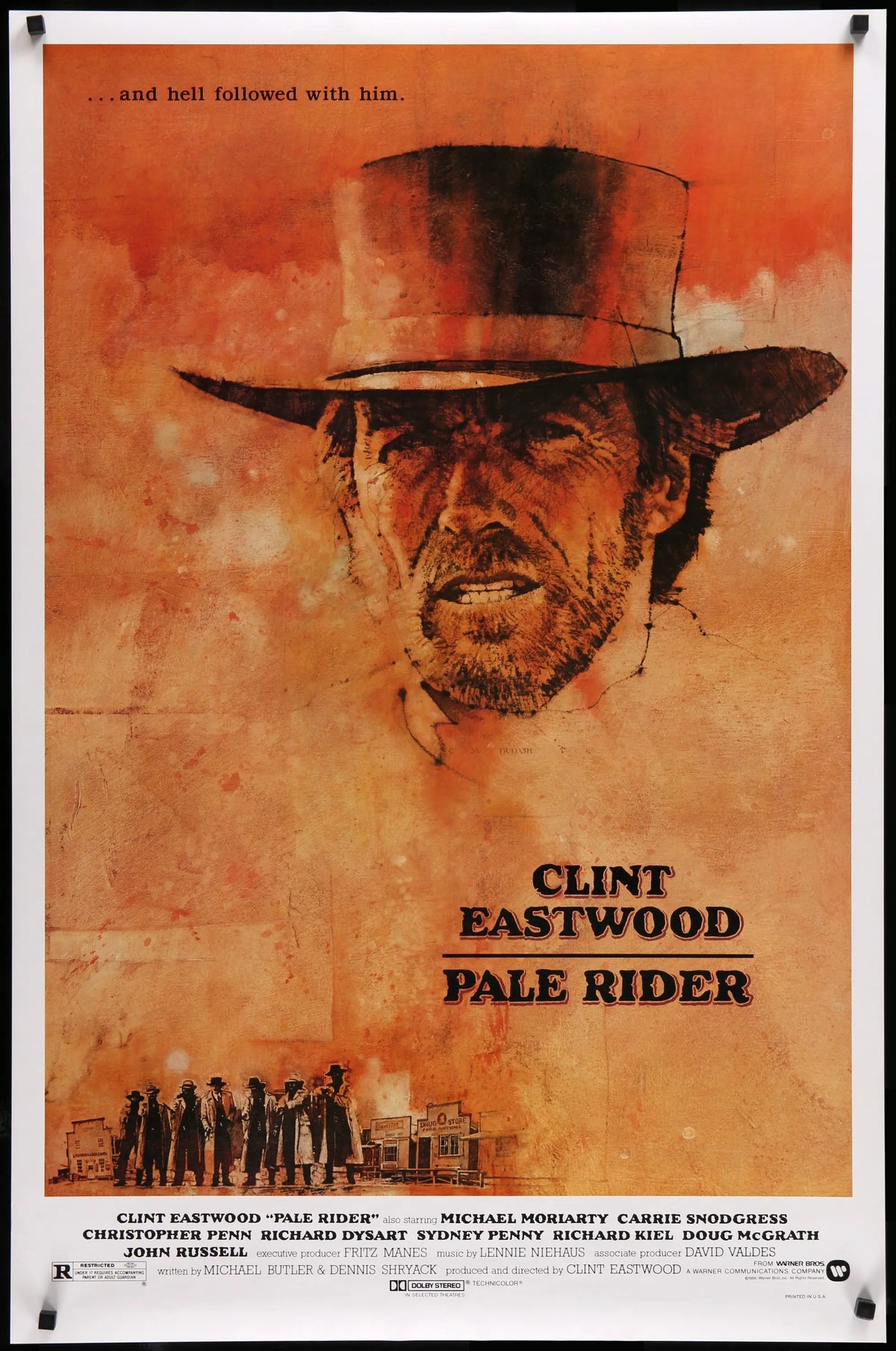 Pale Rider (1985) original movie poster for sale at Original Film Art - Vintage Movie Posters