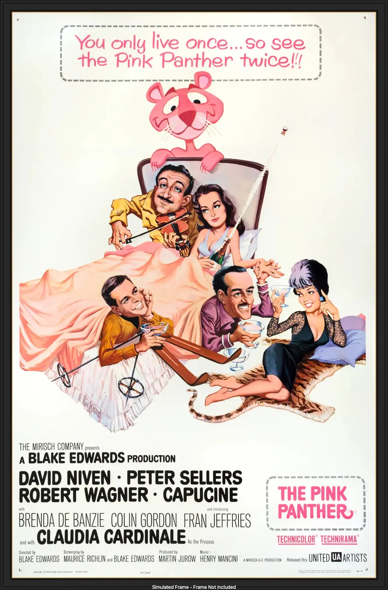 Pink Panther (1963) original movie poster for sale at Original Film Art