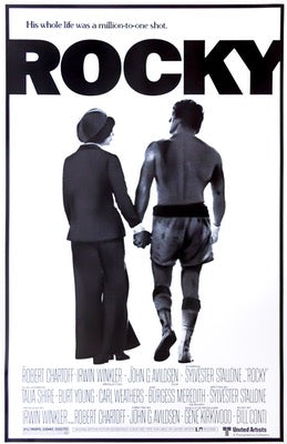 Rocky (1976) original movie poster for sale at Original Film Art - Vintage Movie Posters
