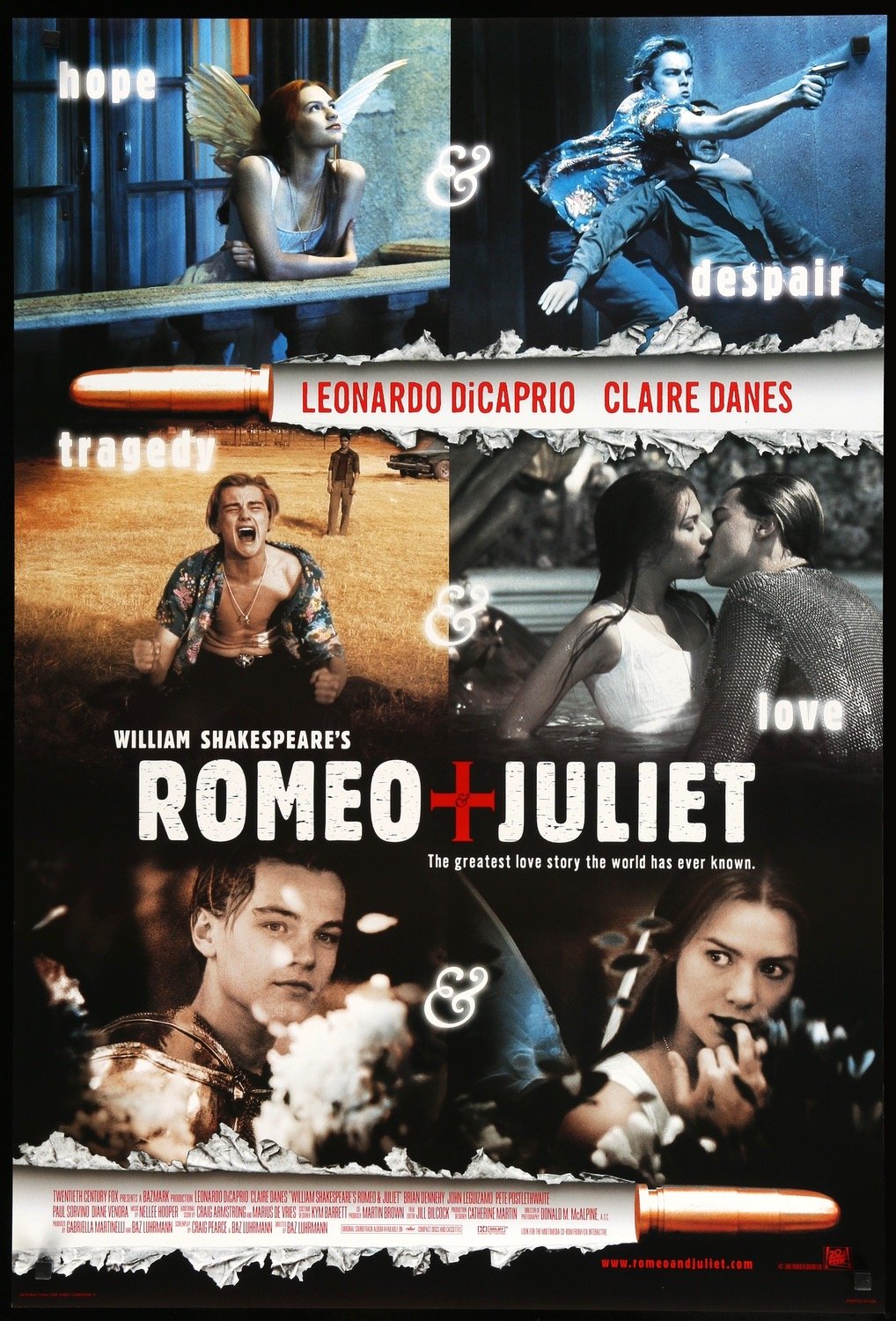 Romeo and Juliet (1996) original movie poster for sale at Original Film Art - Vintage Movie Posters