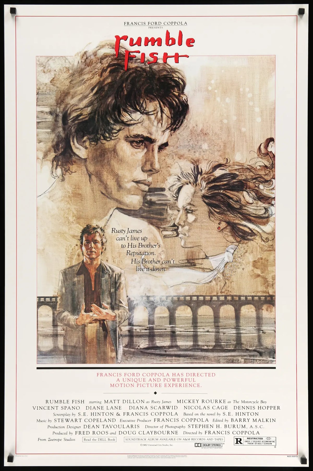 Rumble Fish (1983) original movie poster for sale at Original Film Art