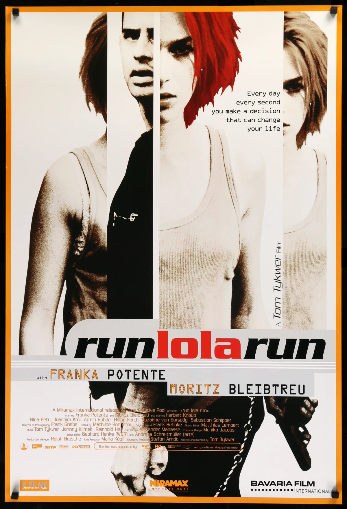 Run Lola Run (1998) original movie poster for sale at Original Film Art - Vintage Movie Posters
