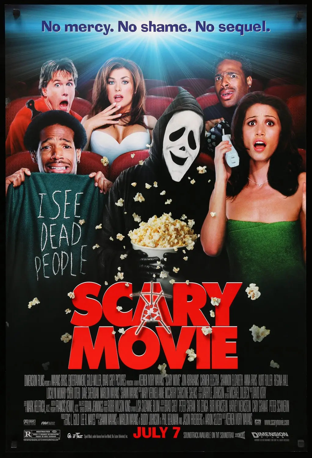 Scary Movie (2000) original movie poster for sale at Original Film Art - Vintage Movie Posters