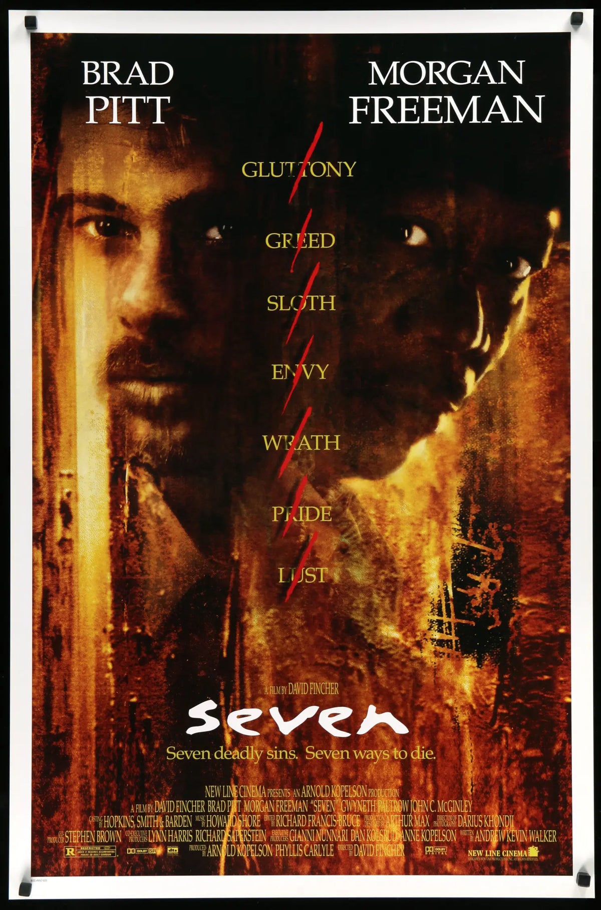 Seven (1995) original movie poster for sale at Original Film Art