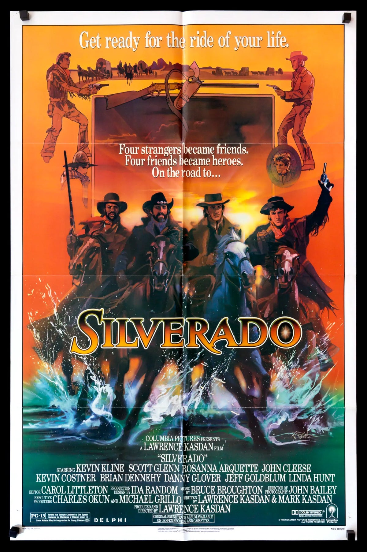 Silverado (1985) original movie poster for sale at Original Film Art - Vintage Movie Posters