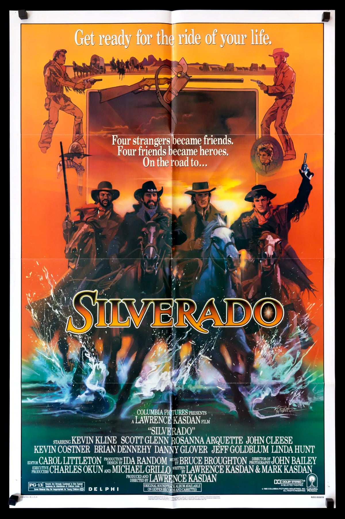 Silverado (1985) original movie poster for sale at Original Film Art