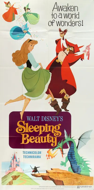 Sleeping Beauty (1959) original movie poster for sale at Original Film Art - Vintage Movie Posters