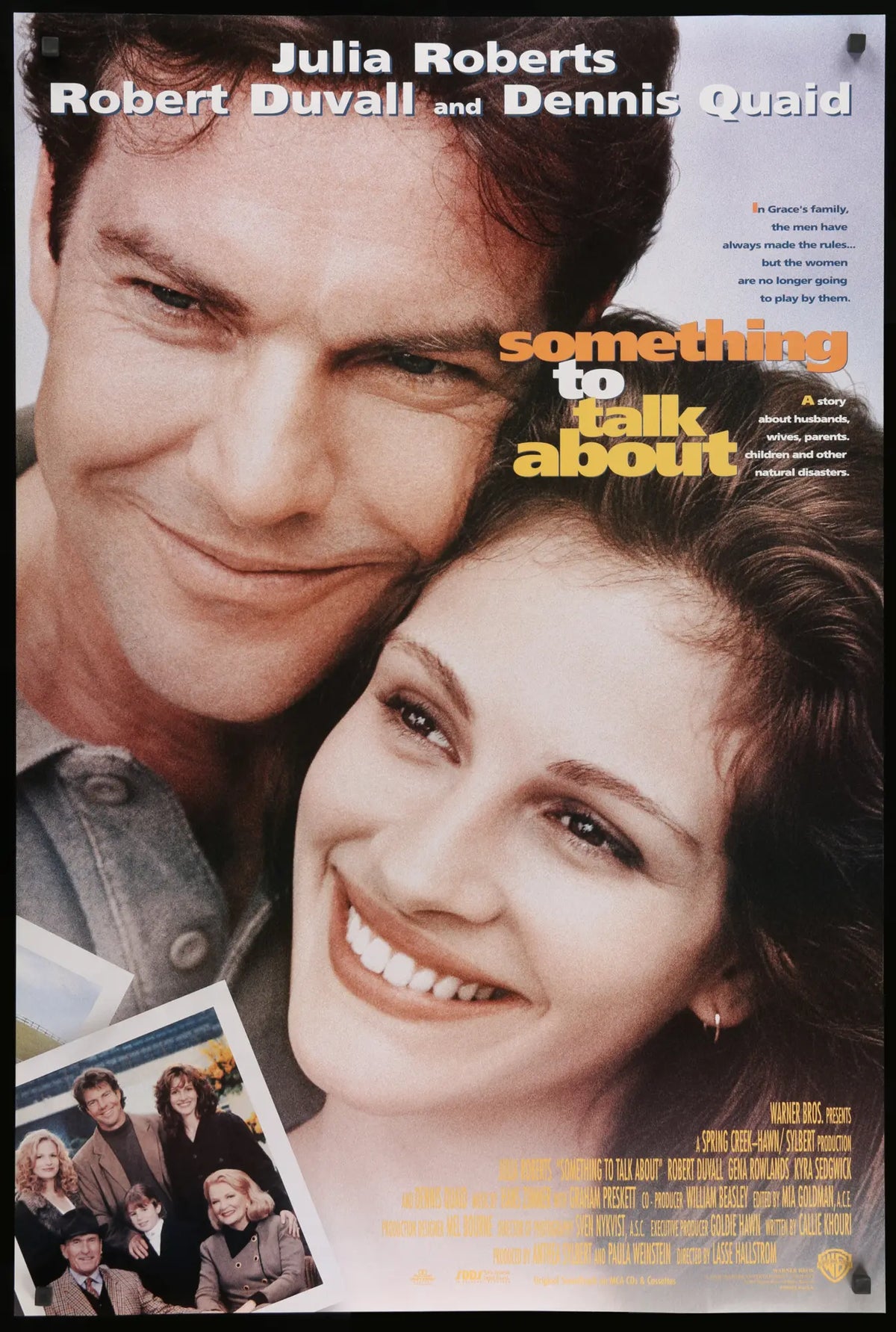 Something to Talk About (1995) original movie poster for sale at Original Film Art - Vintage Movie Posters