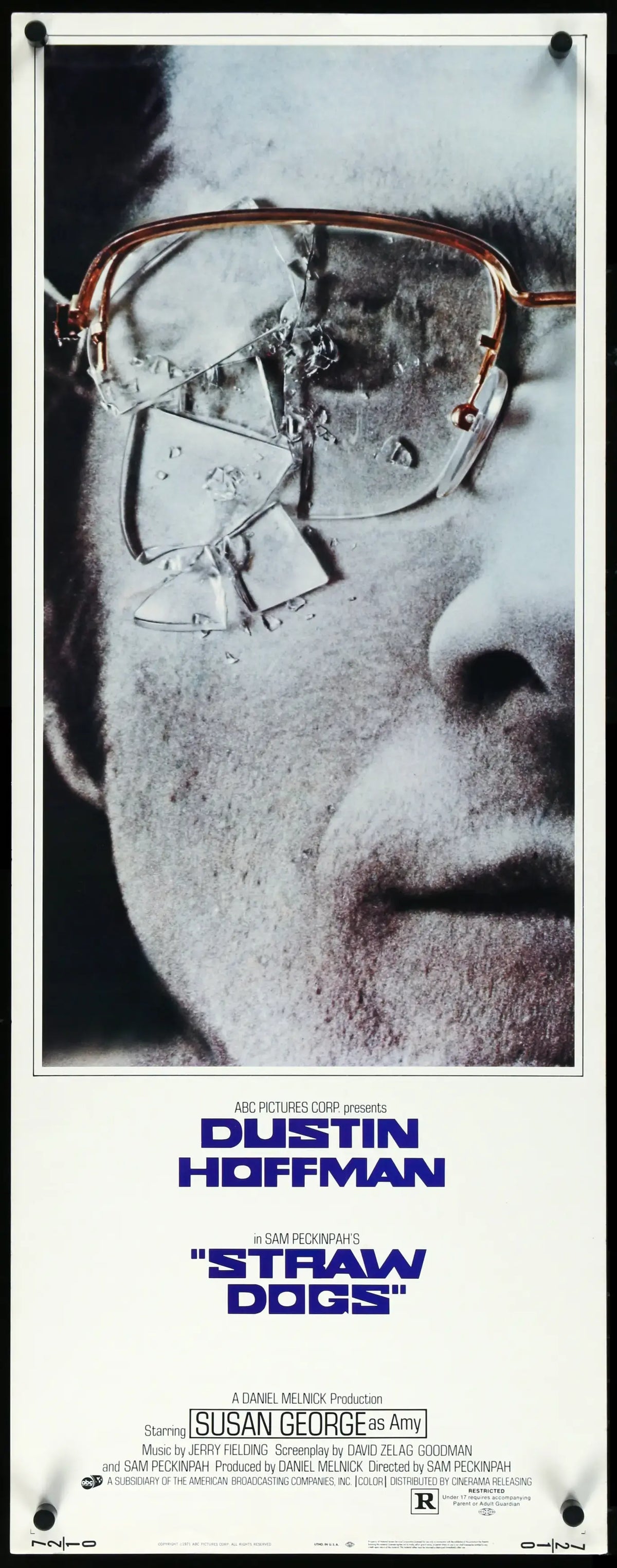 Straw Dogs (1971) original movie poster for sale at Original Film Art - Vintage Movie Posters