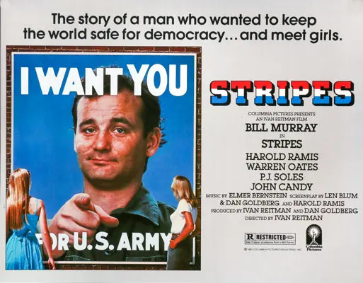 Stripes (1981) original movie poster for sale at Original Film Art - Vintage Movie Posters