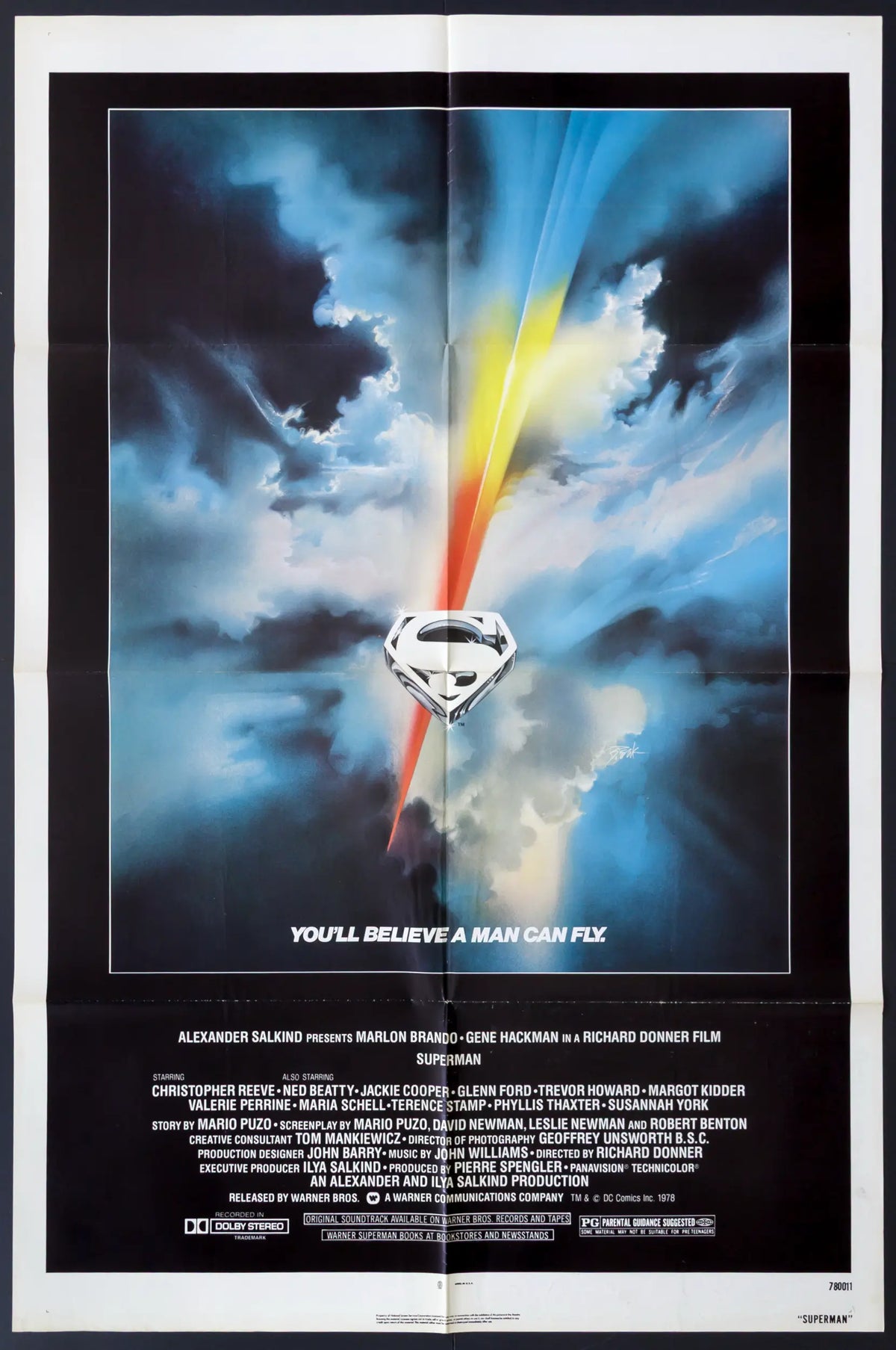 Superman: The Movie (1978) original movie poster for sale at Original Film Art - Vintage Movie Posters