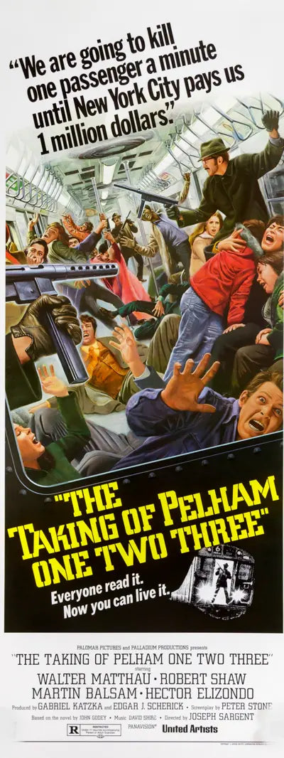 Taking of Pelham One Two Three (1974) original movie poster for sale at Original Film Art - Vintage Movie Posters