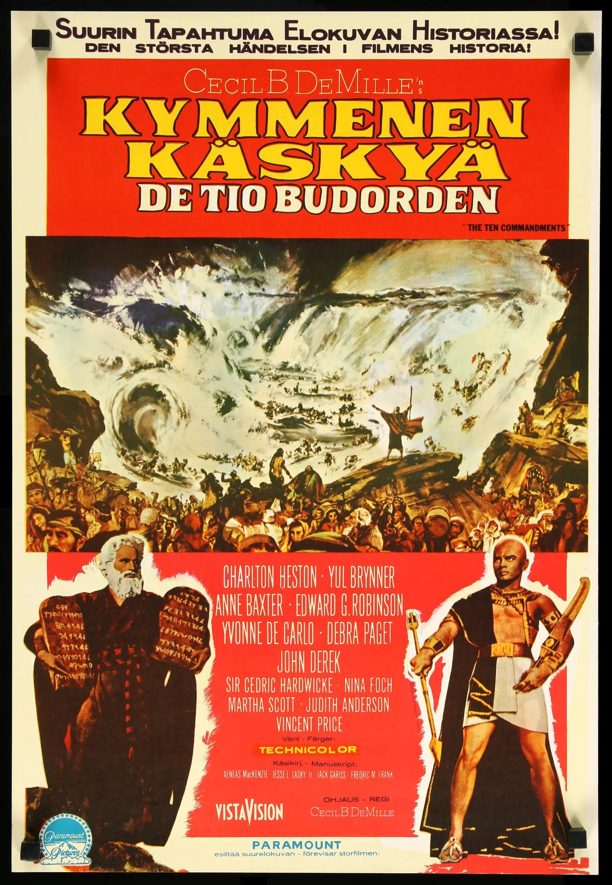 Ten Commandments (1956) original movie poster for sale at Original Film Art - Vintage Movie Posters