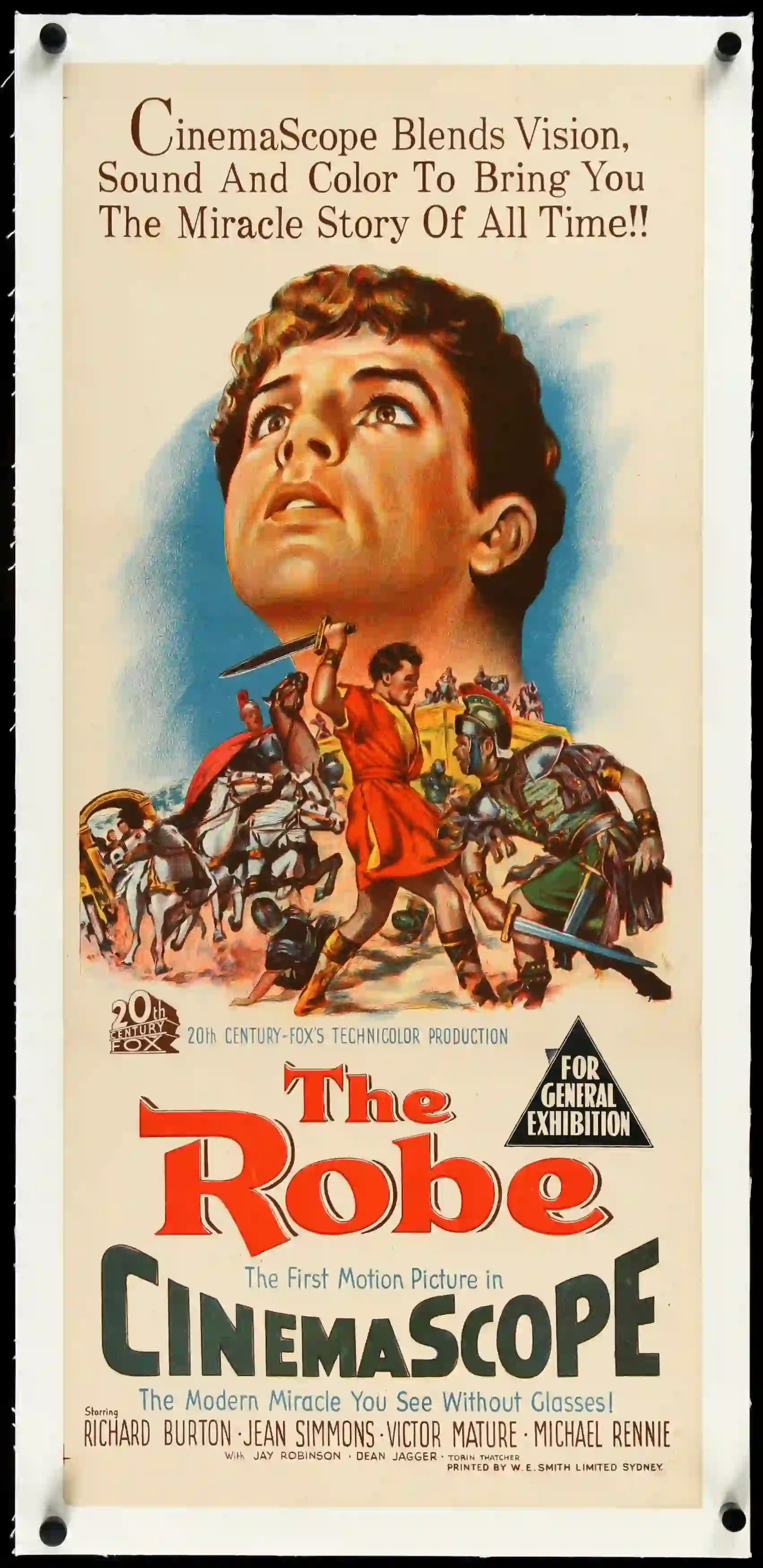 Poppy Robe Movie The Robe (1953) Original Australian Daybill Movie Poster - Original ...