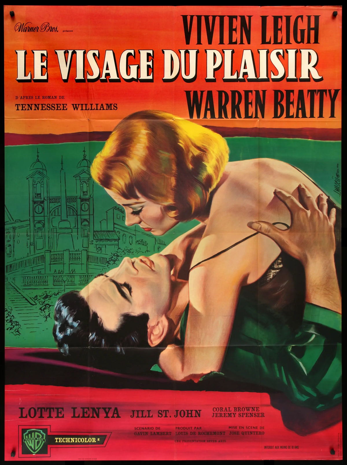 Roman Spring of Mrs. Stone (1961) original movie poster for sale at Original Film Art - Vintage Movie Posters