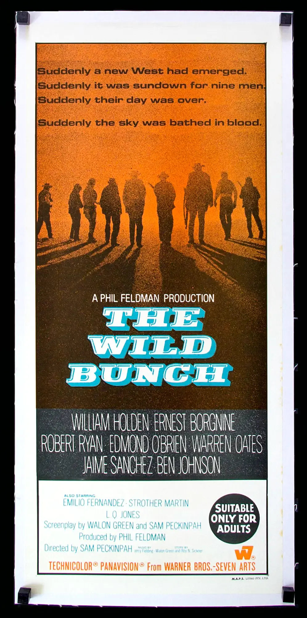 Wild Bunch (1969) original movie poster for sale at Original Film Art - Vintage Movie Posters