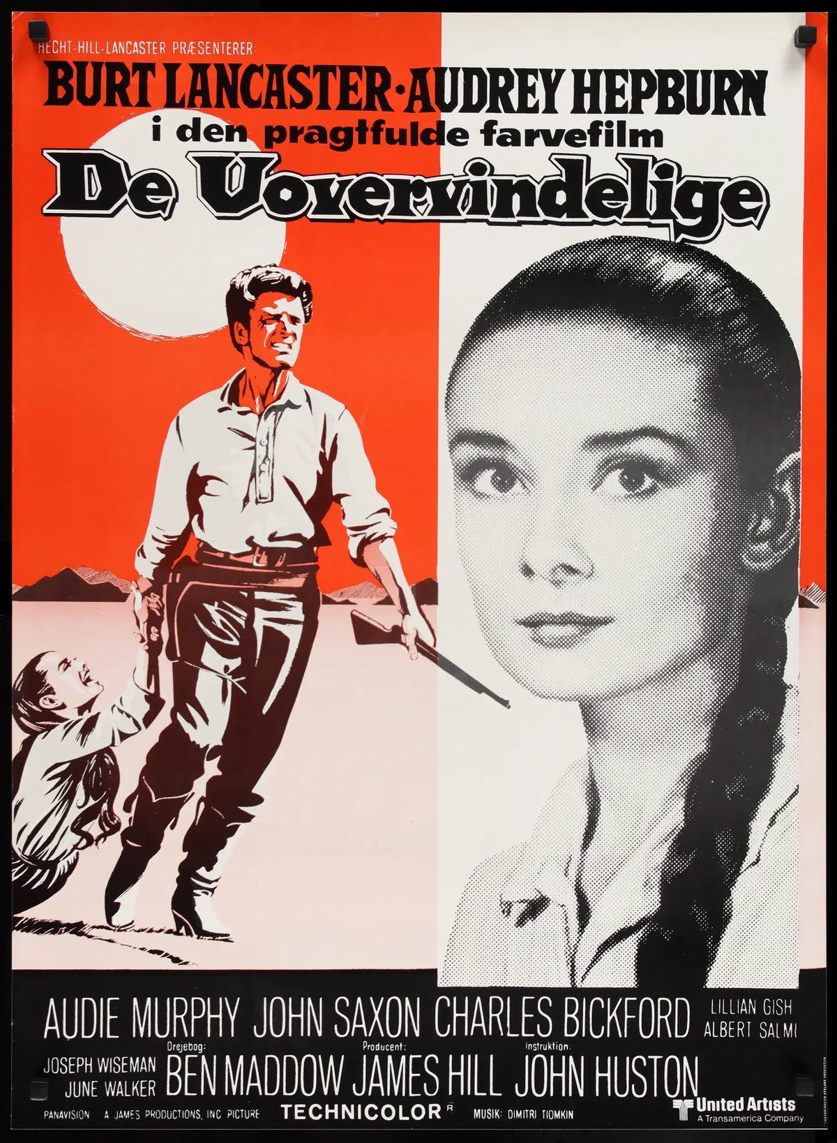 Unforgiven (1960) original movie poster for sale at Original Film Art