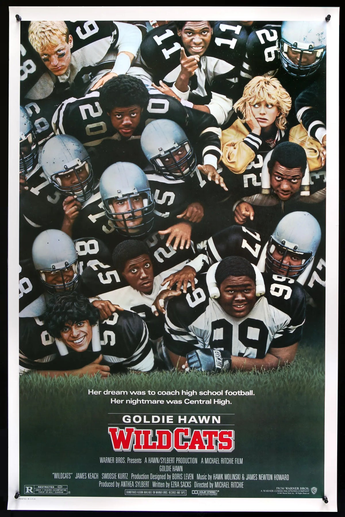 Wildcats (1986) original movie poster for sale at Original Film Art - Vintage Movie Posters