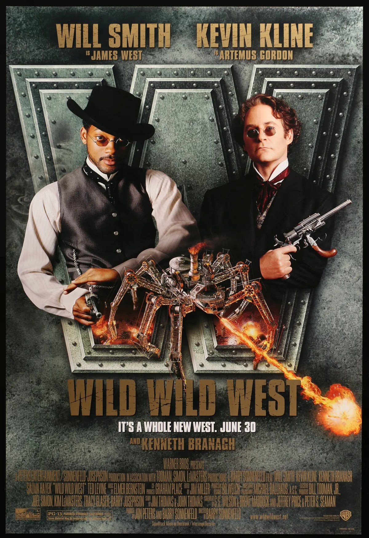 Wild Wild West (1999) original movie poster for sale at Original Film Art - Vintage Movie Posters