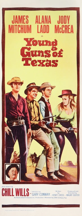 Young Guns of Texas (1963) original movie poster for sale at Original Film Art - Vintage Movie Posters
