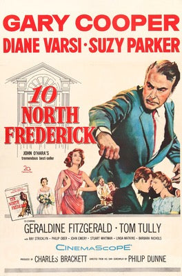 Ten North Frederick (1958) original movie poster for sale at Original Film Art