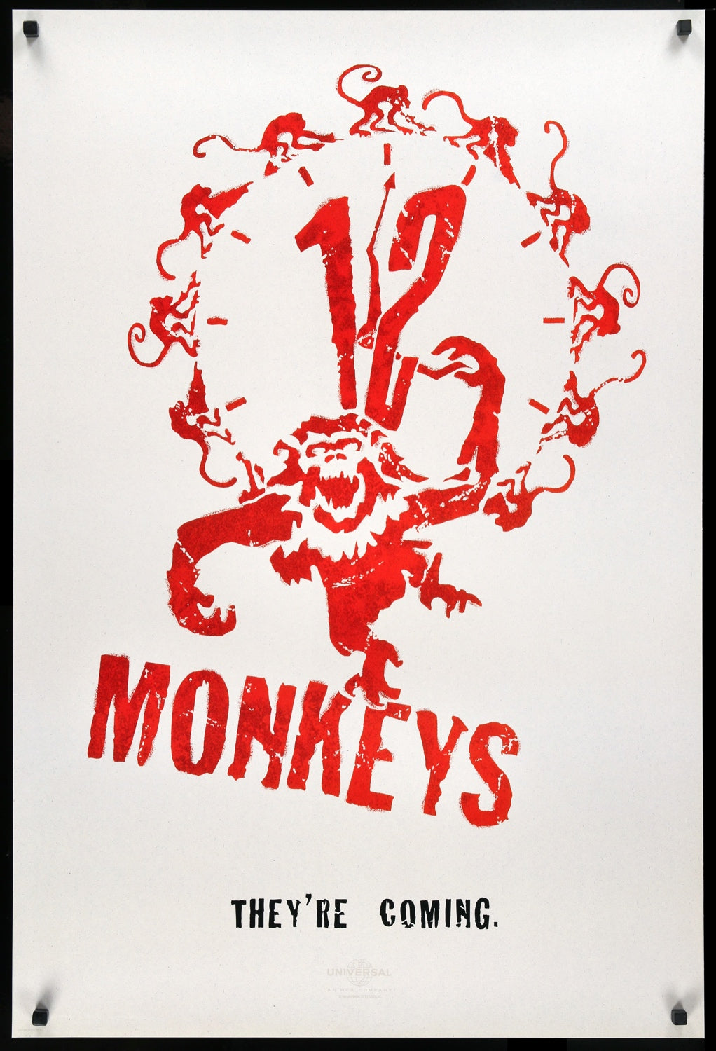 Twelve Monkeys (1995) original movie poster for sale at Original Film Art - Vintage Movie Posters