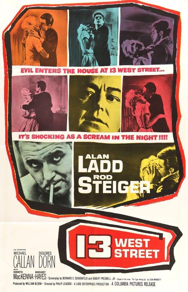 13 West Street (1962) original movie poster for sale at Original Film Art