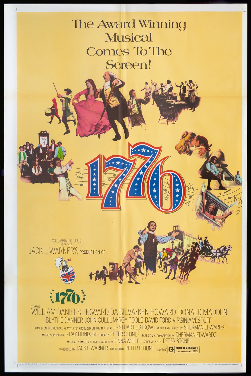1776 (1972) original movie poster for sale at Original Film Art
