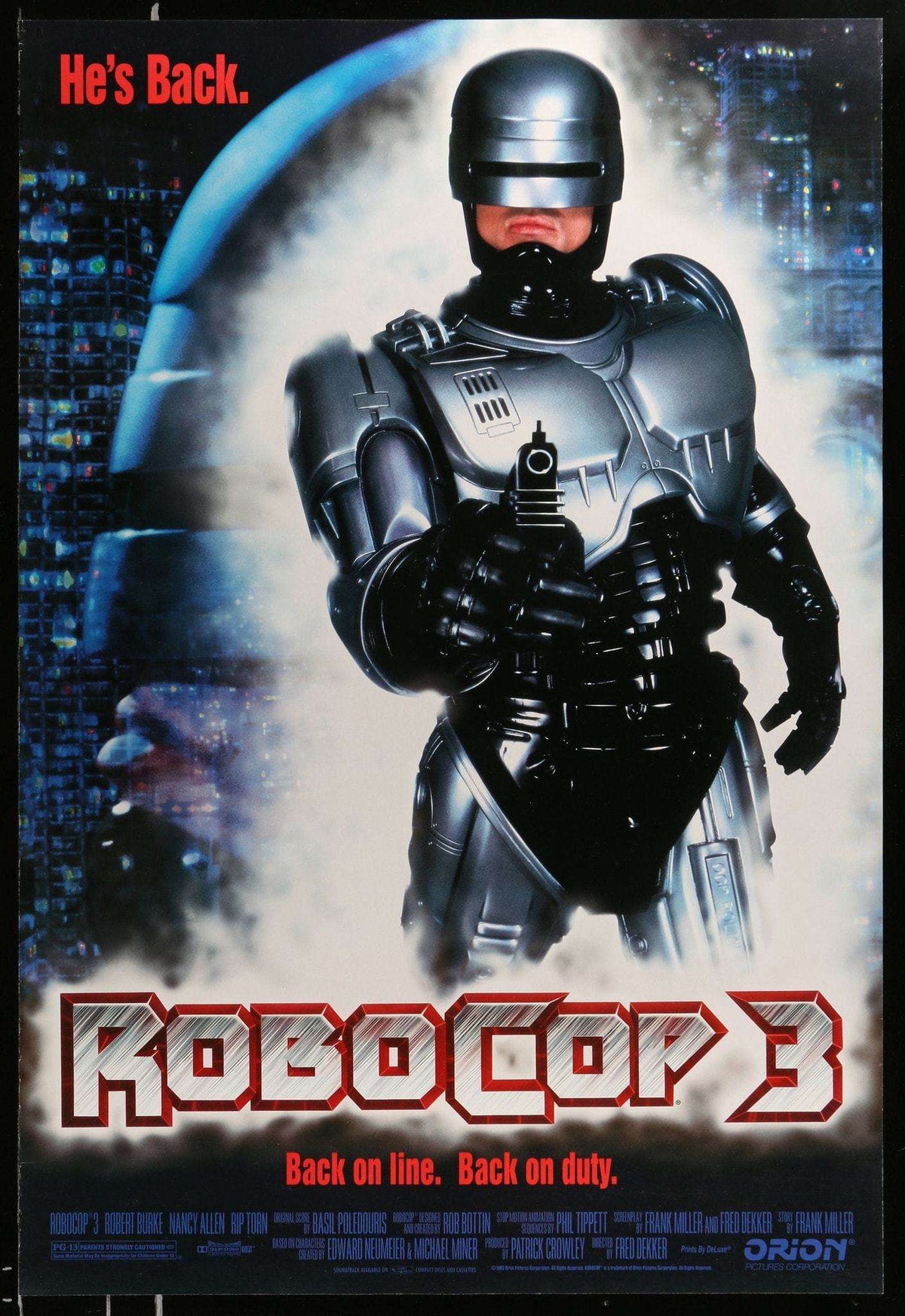 Robocop 3 (1993) original movie poster for sale at Original Film Art - Vintage Movie Posters