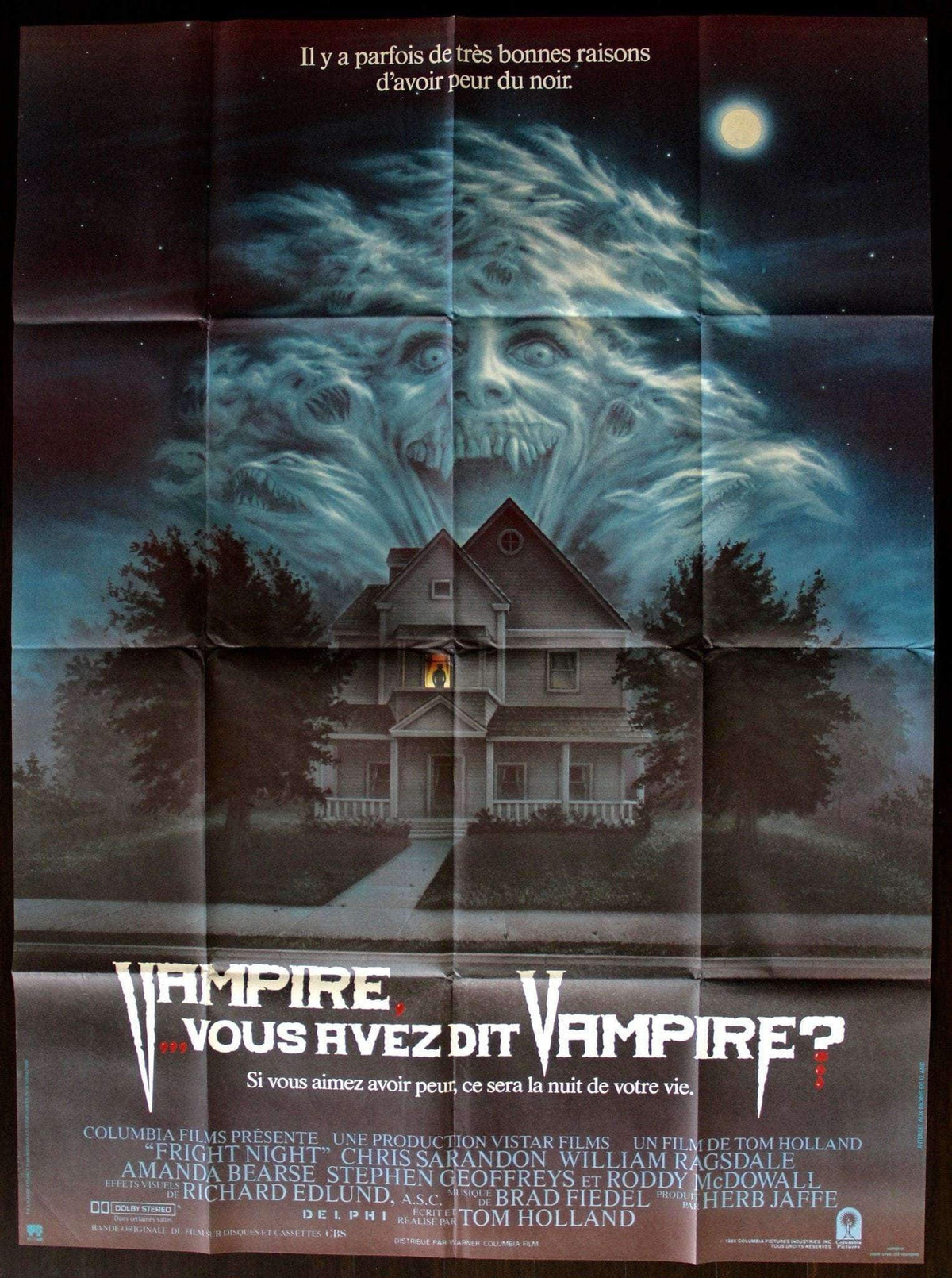 Fright Night (1985) original movie poster for sale at Original Film Art - Vintage Movie Posters
