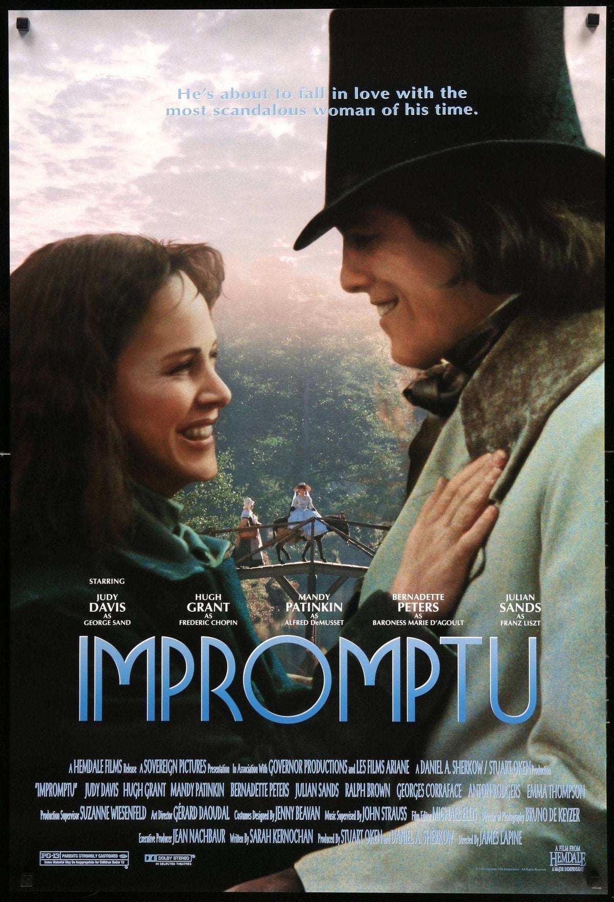 Impromptu (1990) original movie poster for sale at Original Film Art - Vintage Movie Posters