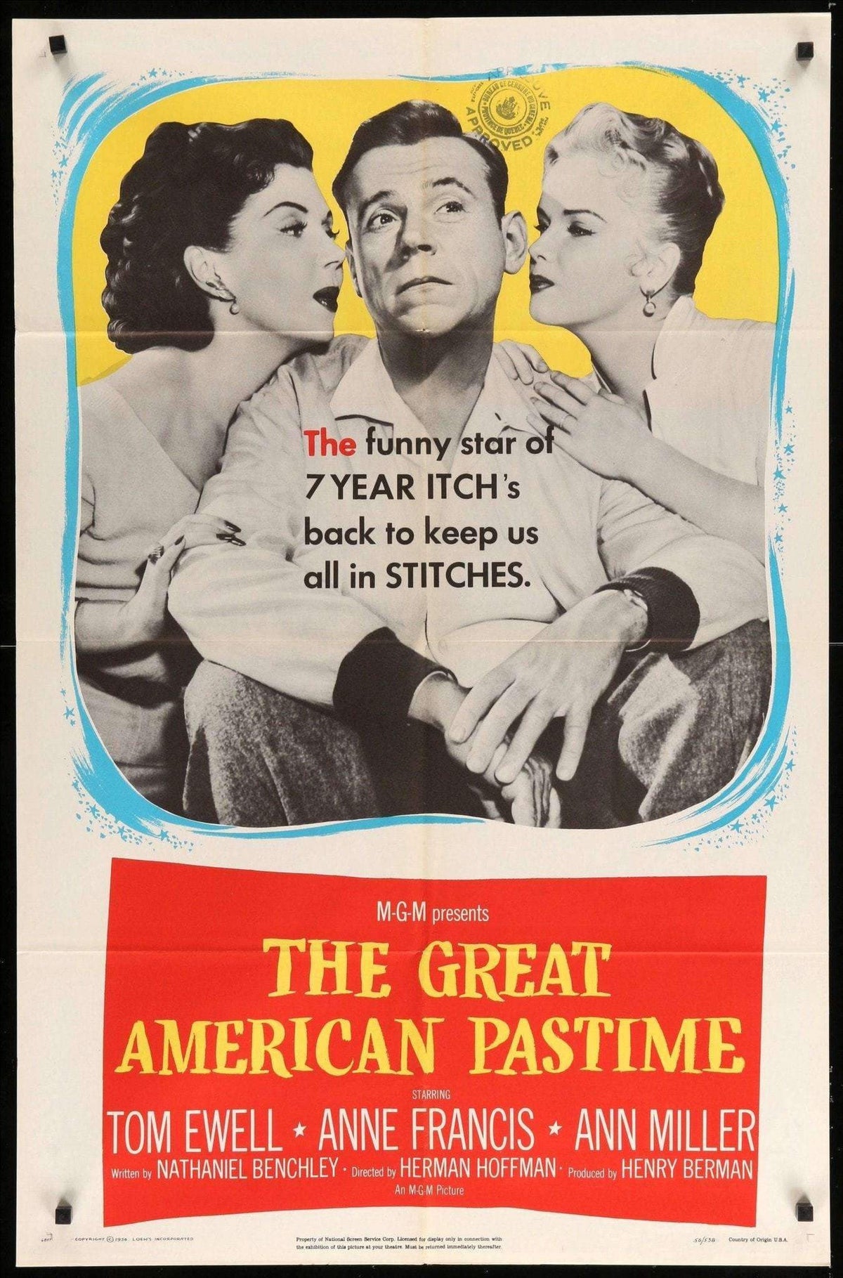 Great American Pastime (1956) original movie poster for sale at Original Film Art