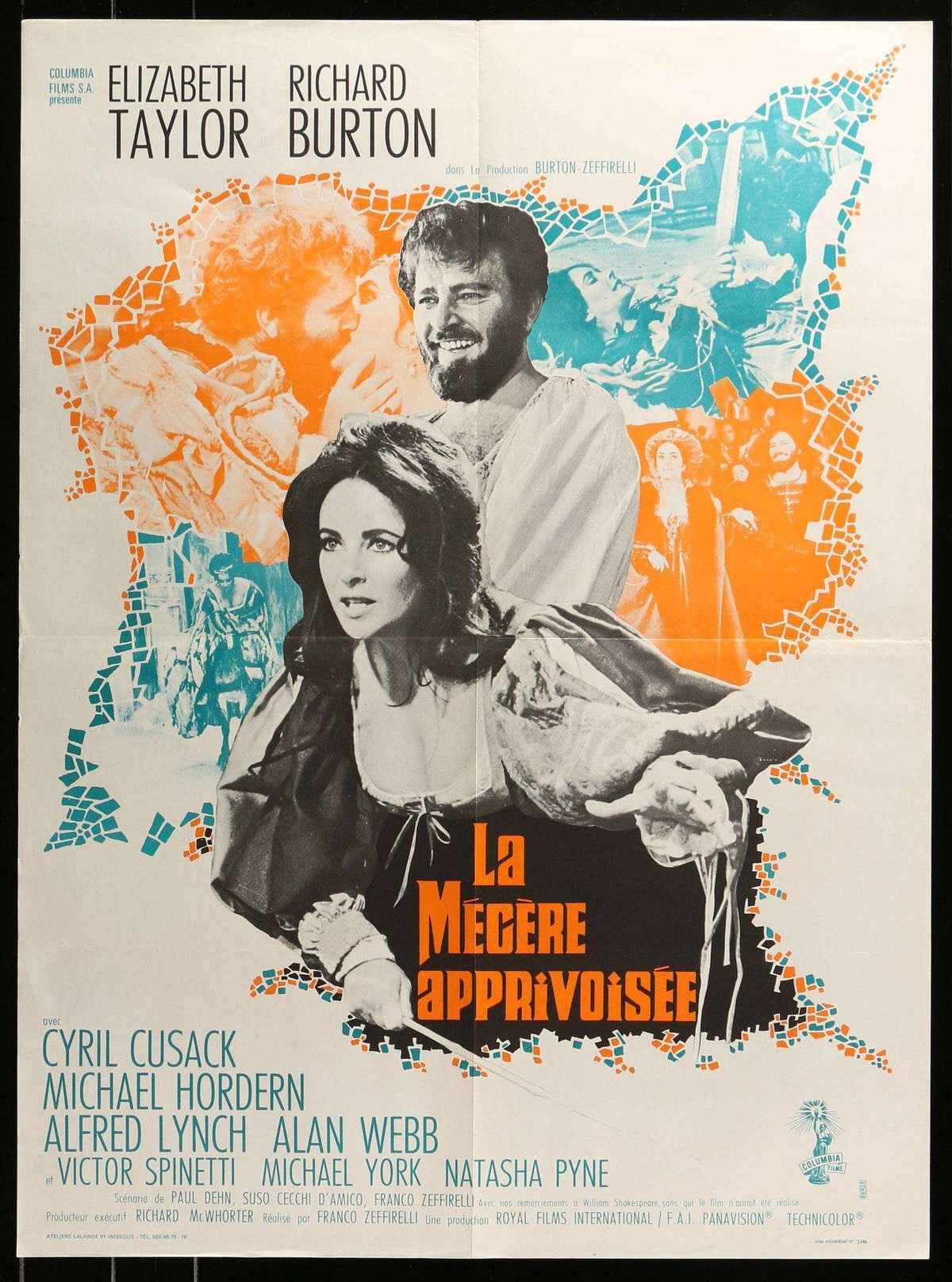 Taming of the Shrew (1967) original movie poster for sale at Original Film Art