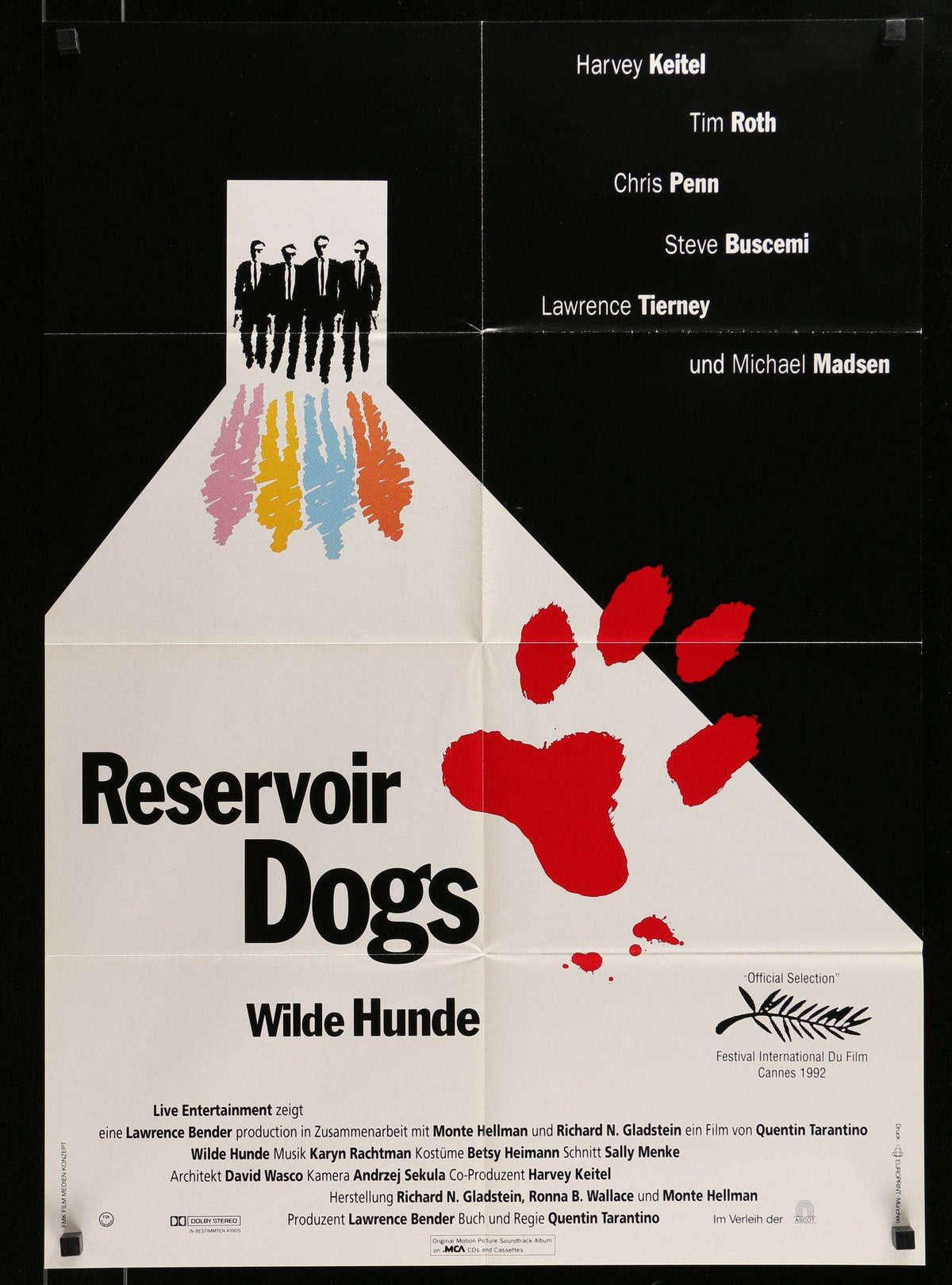 Reservoir Dogs (1992) original movie poster for sale at Original Film Art - Vintage Movie Posters