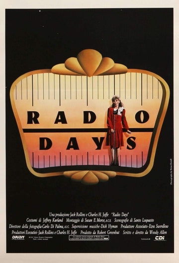 Radio Days (1987) original movie poster for sale at Original Film Art - Vintage Movie Posters