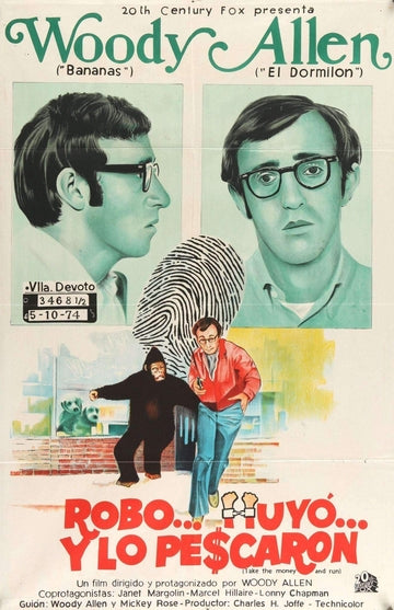 Take the Money and Run (1969) original movie poster for sale at Original Film Art - Vintage Movie Posters